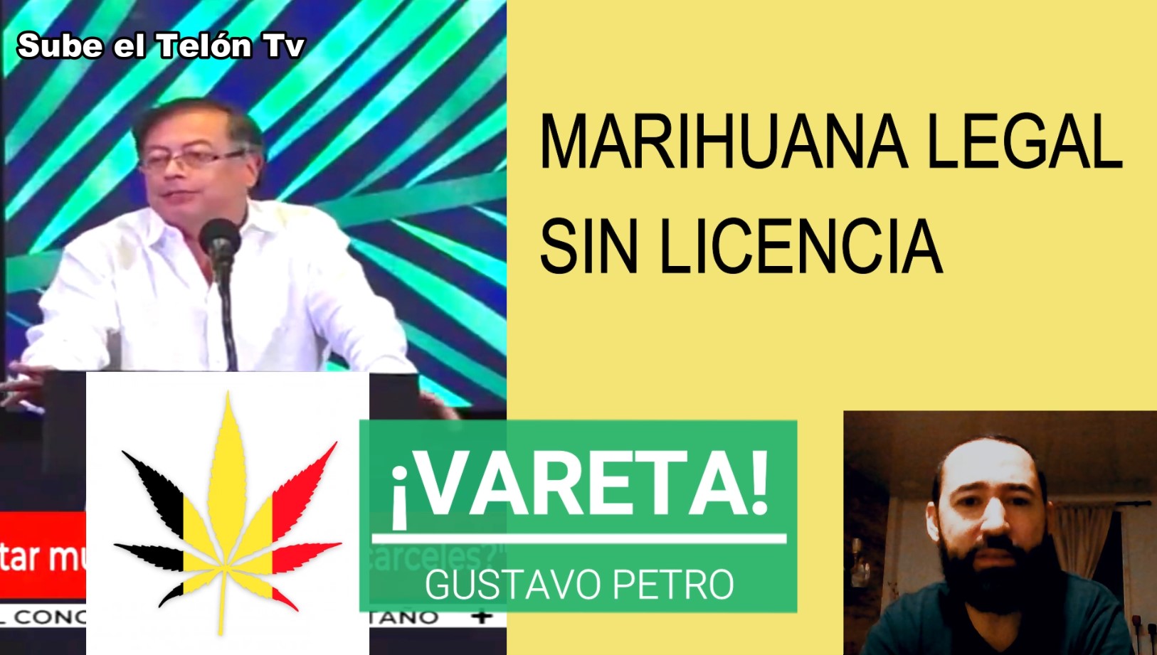 Gustavo Petro Legalizaria la Marihuana en Colombia