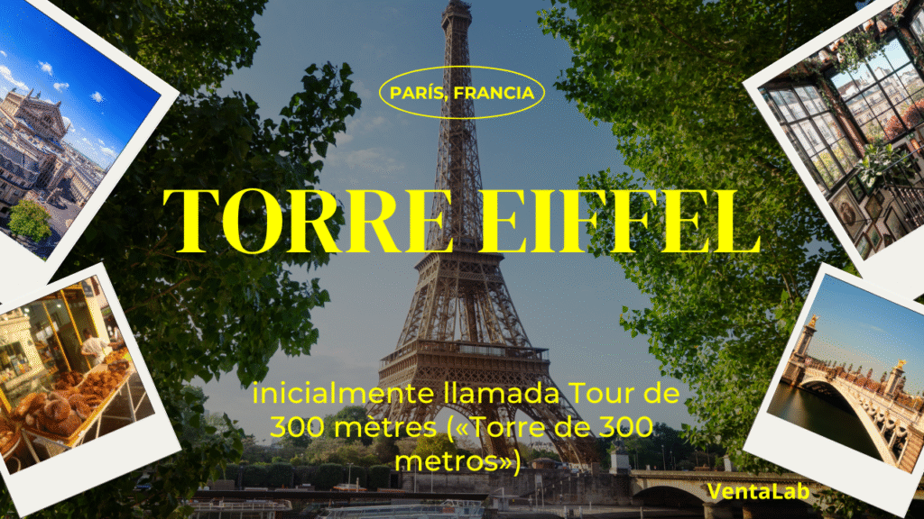 Ubicada en el extremo del Campo de Marte a la orilla del río Sena, este monumento parisino, símbolo de Francia y de su capital, es la estructura más alta de la ciudad y el monumento turístico más visitado del mundo, con 7,1 millones de turistas cada año.[